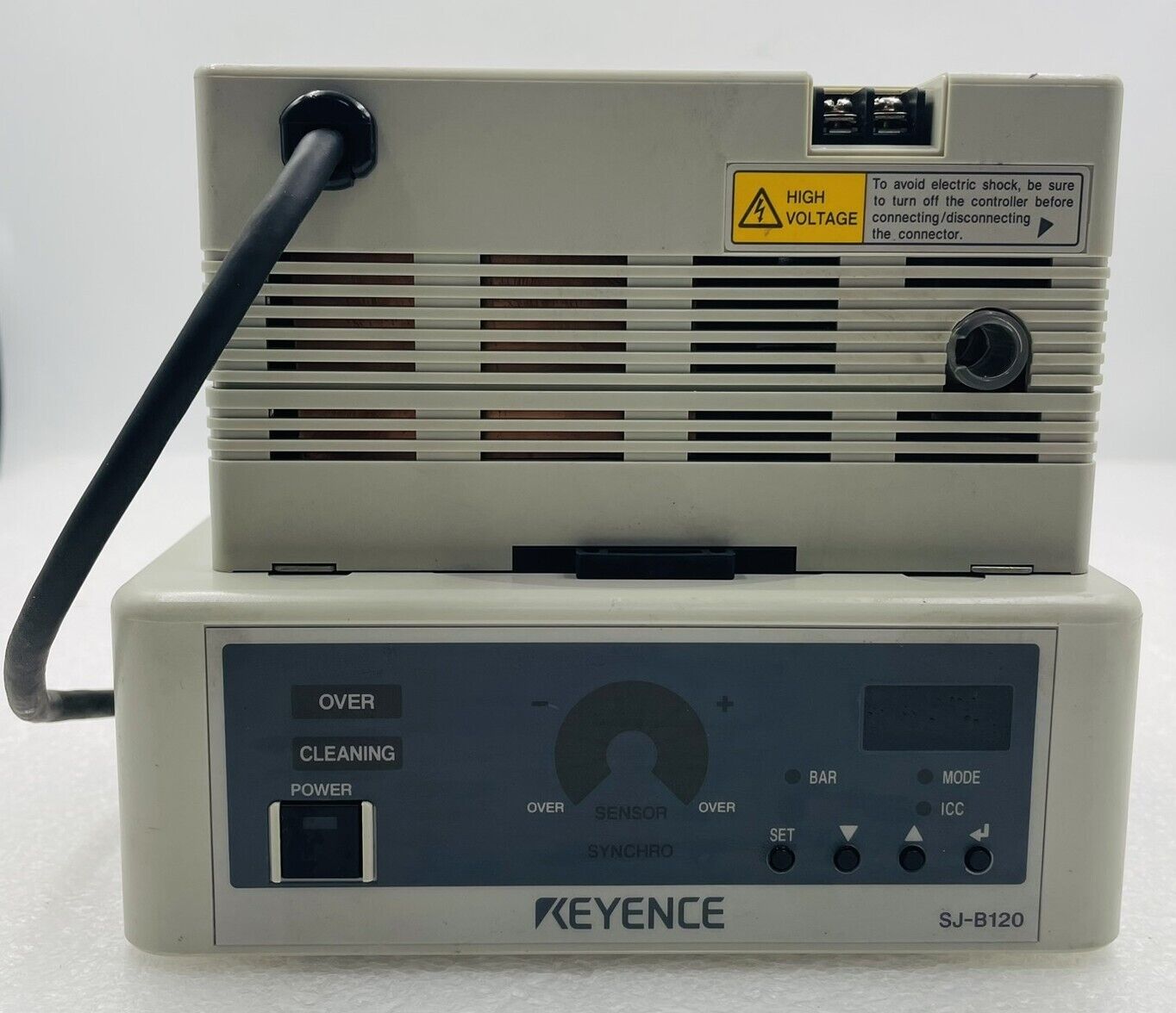 Keyence-SJ-B120-Static-Eliminator-Power-Supply-with-Controller-186973609390