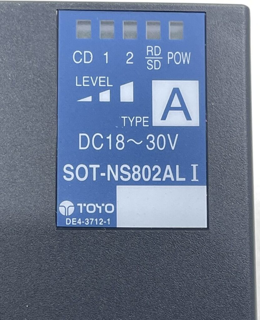 Toyo SOT-NS802AL Type A Data Transmitter – Novus Ferro Pte Ltd