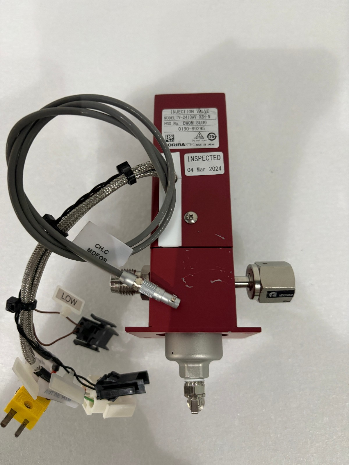 HoribaSTEC-IV-2410AV-02H-N-Injection-Valve-0190-89295-187976840211