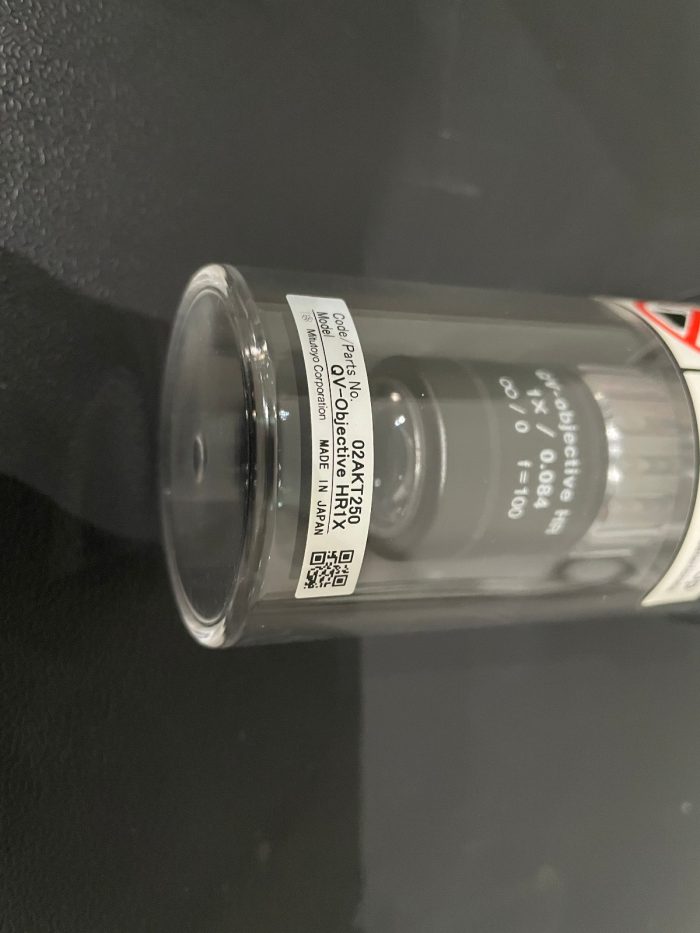 Mitutoyo QV-Objective HR1X 1x / 0.084 02AKT250 Microscope Objective ...