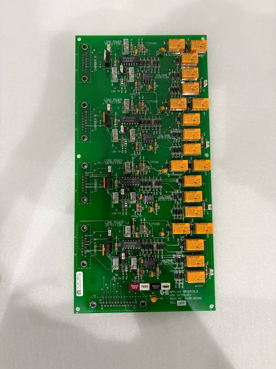 Applied-Materials-0100-09386-DPA-Interlock-Board-188932438472