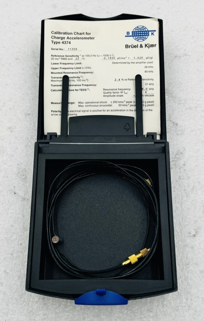 Bruel & Kjaer 4374 Charge Accelerometer – Novus Ferro Pte Ltd