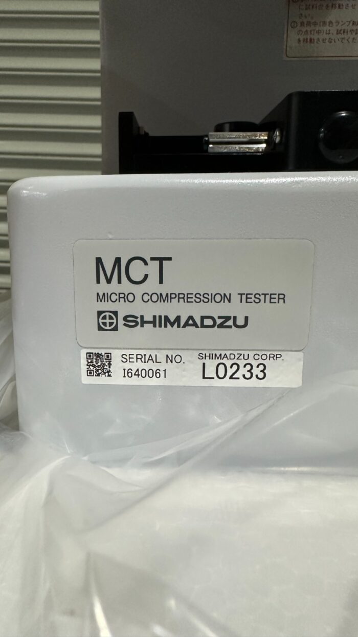 Compression Block Mct Shimadzu MCT-210 (E) Micro Compression Tester + 347-25115 DUH ...