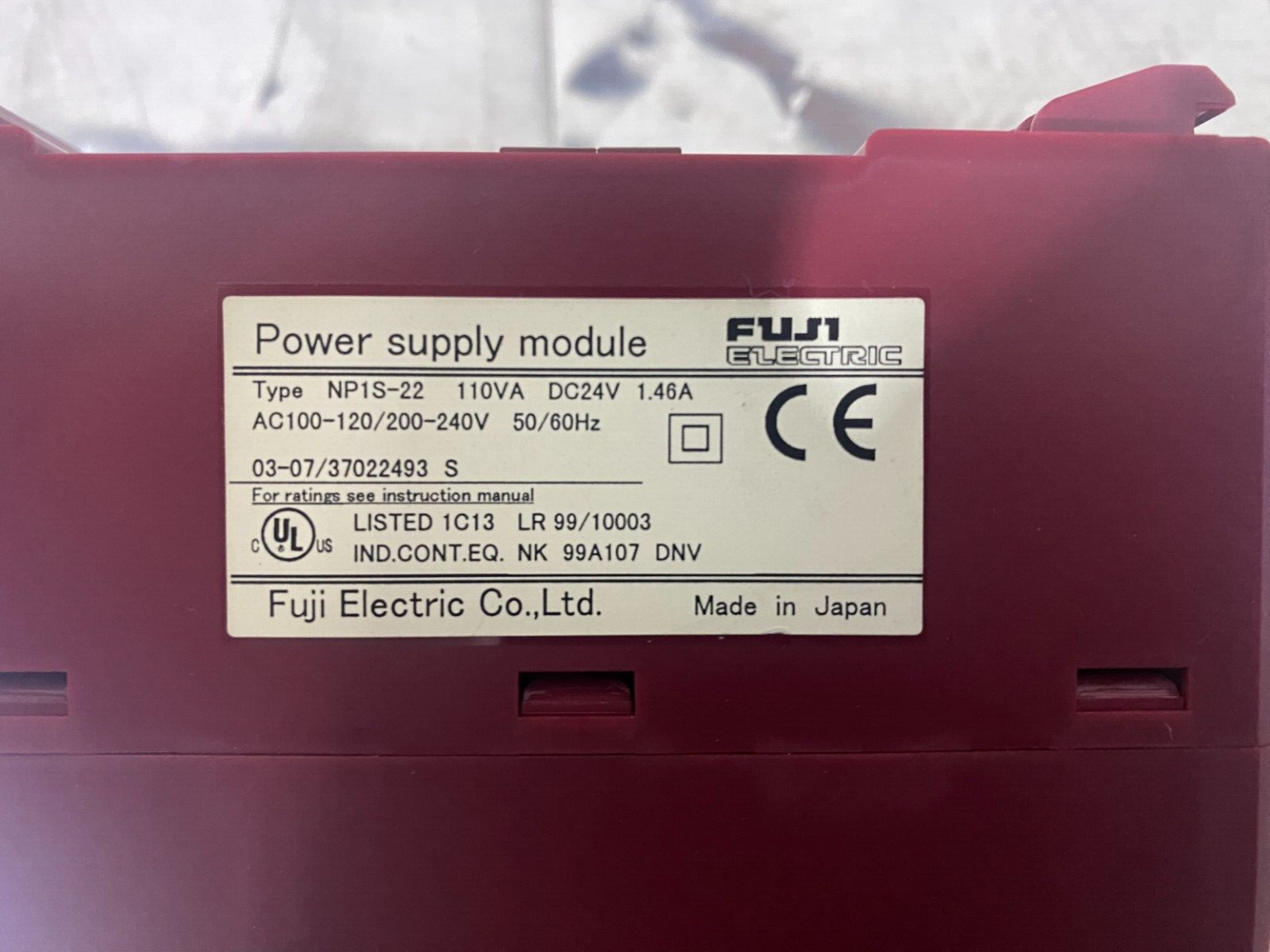 Fuji Power Module Fuji Electric NP1S-22 Power Supply Module – Novus Ferro Pte Ltd