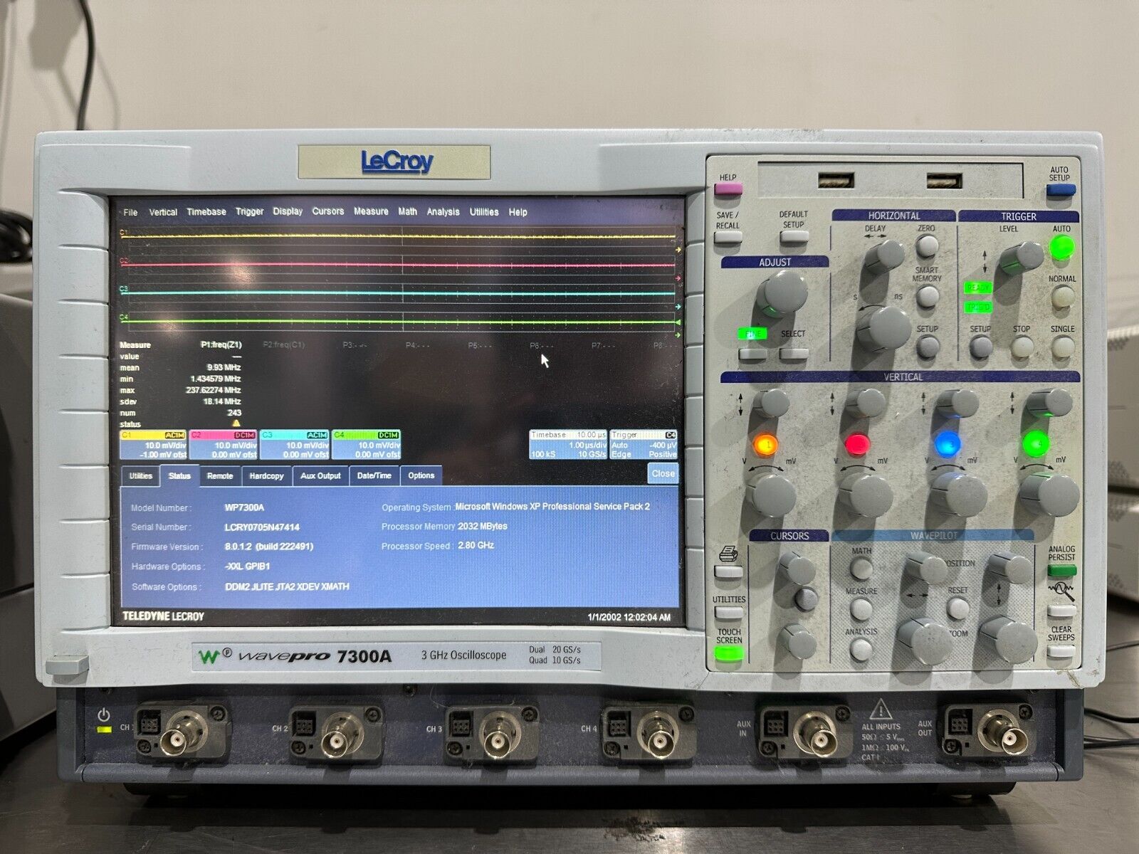 LeCroy-WavePro-7300A-Oscilloscope-Opt-DDM2-JLITE-JTA2-XDEV-XMATH-XXL-GPIB1-186133527273
