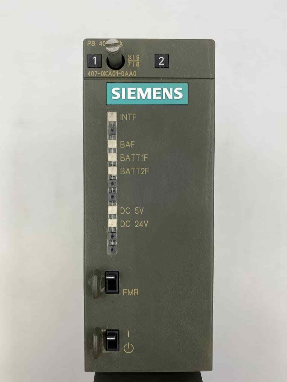 Siemens Simatic S7 6ES7407-0KA01-0AA0 PS407 10A 6ES7 407-0AK01-0AA0 Top. 