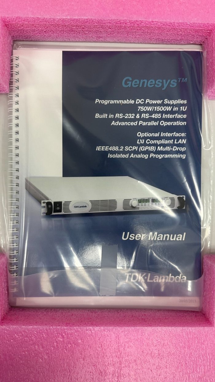 TDK-Lambda Genesys GEN150-10 Programmable DC Power Supply – Novus Ferro ...
