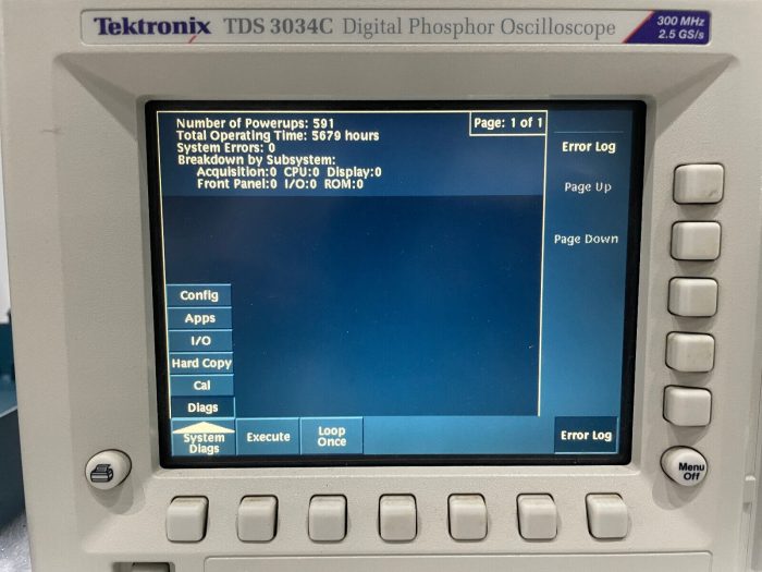 Tektronix TDS 3034C Digital Phosphor Oscilloscope – Novus Ferro Pte Ltd