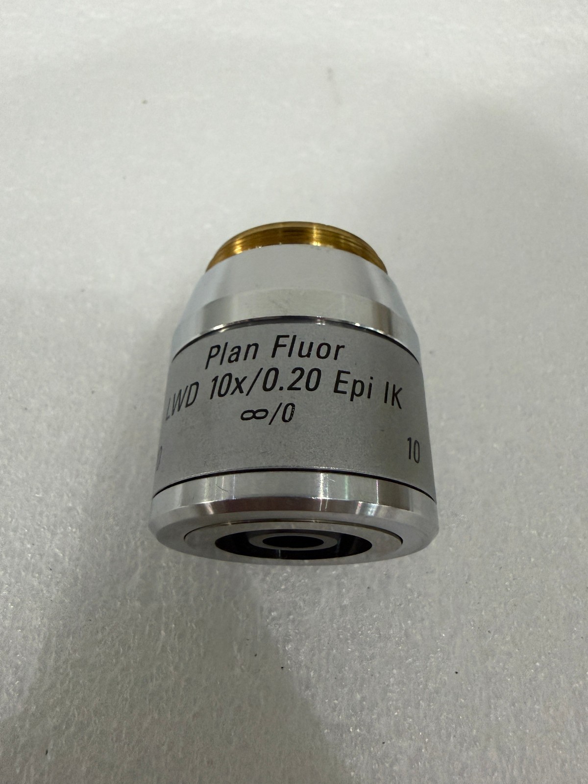 Leica-10-Plan-Fluor-LWD-10x020-Epi-IK-Microscope-Objective-Lens-188147447064