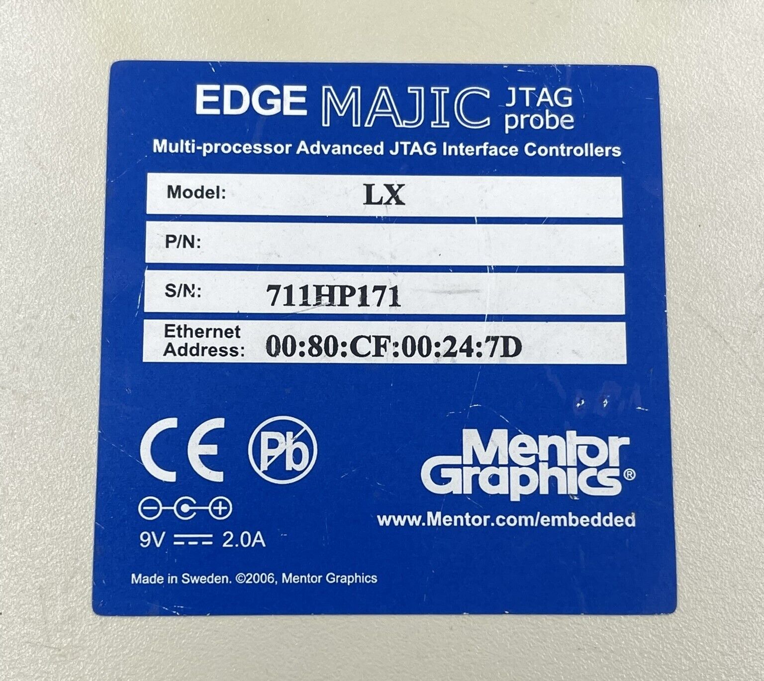 Mentor Graphics Edge Majic LX Interface Controller – Novus Ferro Pte Ltd