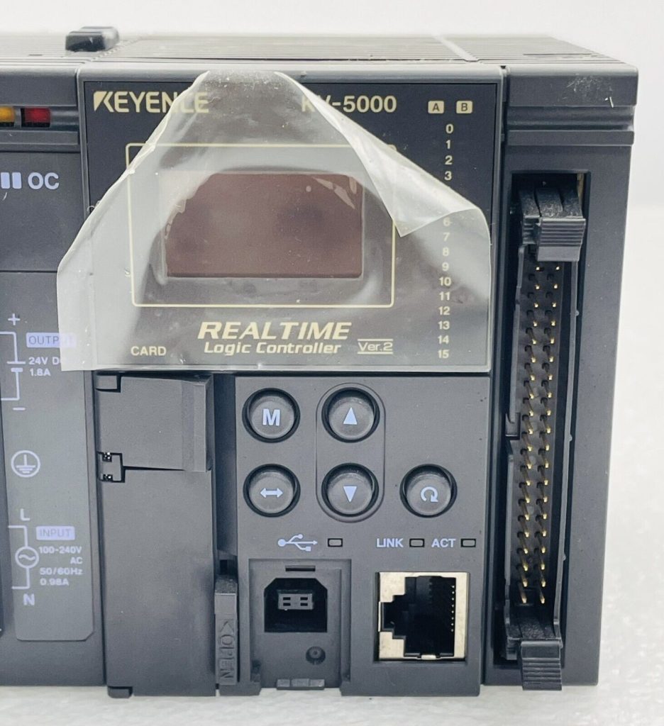 Keyence KV-5000 CPU Unit with KV-U7 Power Supply – Novus Ferro Pte Ltd