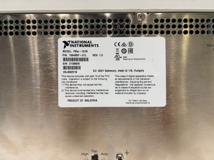 National Instruments NI PXIe-1078 with PXIe-8880 and 5 units of PXIe ...