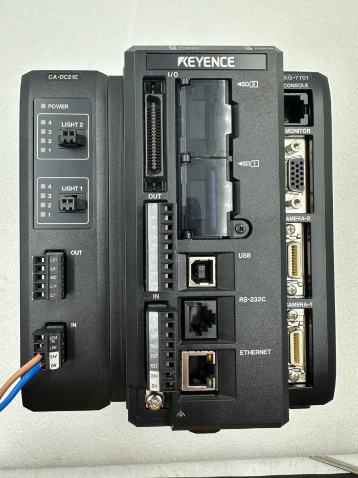Keyence XG-7701 Imaging Controller + CA-DC21E LED Illumination ...